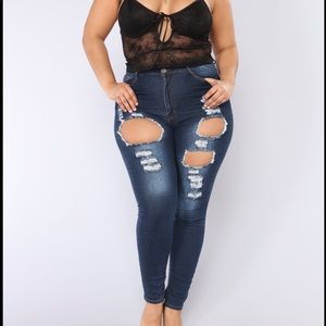 Olivia Rose Plus Size Skinny Jeans